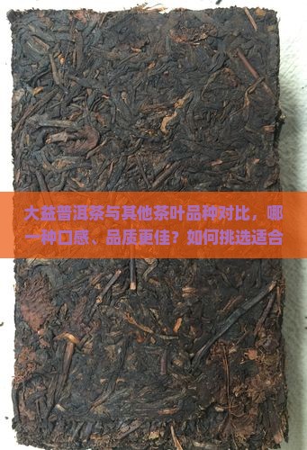 大益普洱茶与其他茶叶品种对比，哪一种口感、品质更佳？如何挑选适合自己的大益普洱茶？