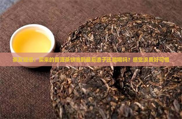 茶友疑惑：买来的普洱茶饼泡到最后渣子还能喝吗？感觉浪费好可惜