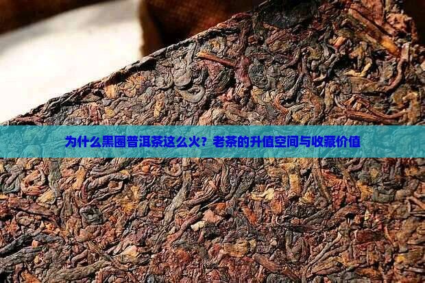 为什么黑圈普洱茶这么火？老茶的升值空间与收藏价值