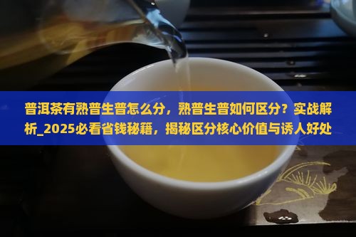 普洱茶有熟普生普怎么分