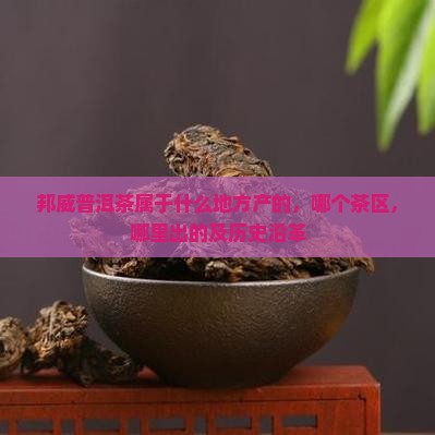 邦威普洱茶属于什么地方