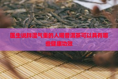 胖湿气重的人喝普洱茶有用吗