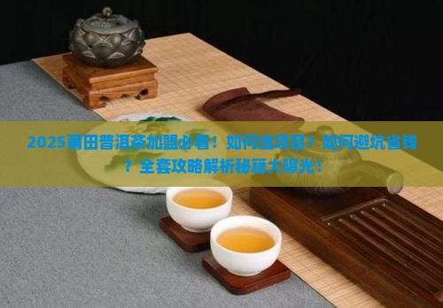 莆田普洱茶怎么加盟的好