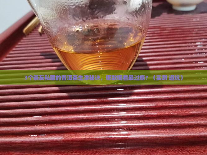 哪款普洱茶生津可口