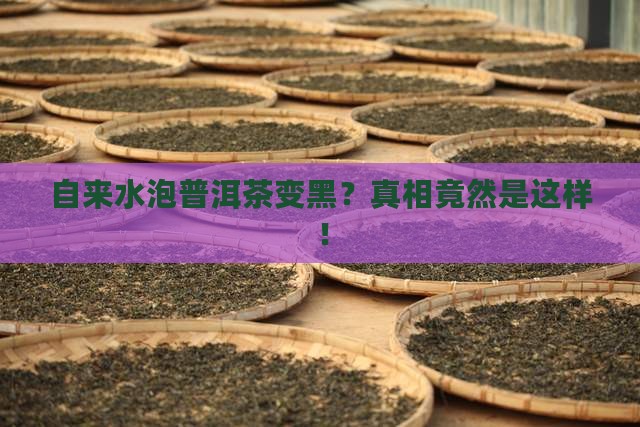 自来水泡普洱茶变黑