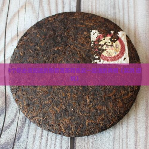 熟普洱茶和陈皮一起泡