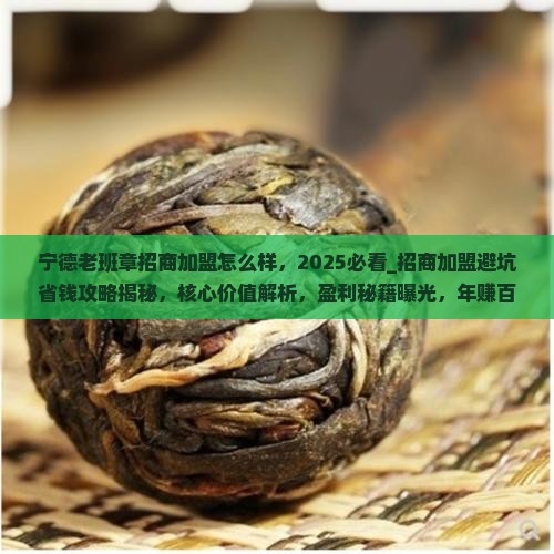宁德老班章招商加盟怎么样