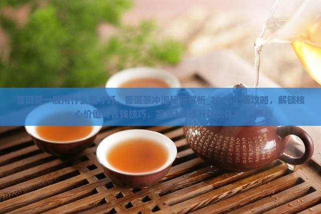 普洱茶一般用什么泡才好