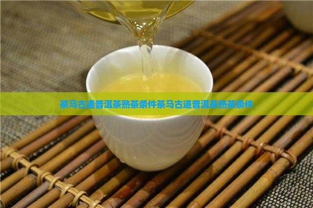 茶马古道普洱茶熟茶条件