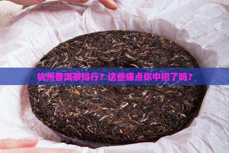 杭州普洱茶品牌排行