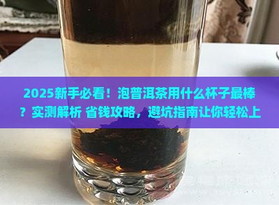 普洱茶怎么泡用什么茶杯