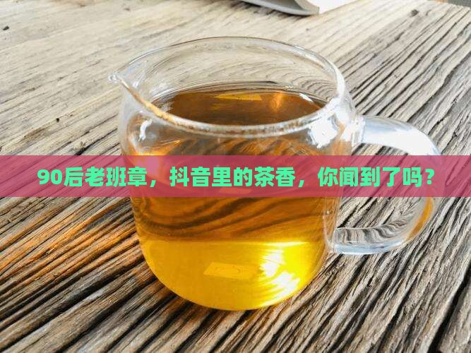 90后老班章，抖音里的茶香，你闻到了吗？