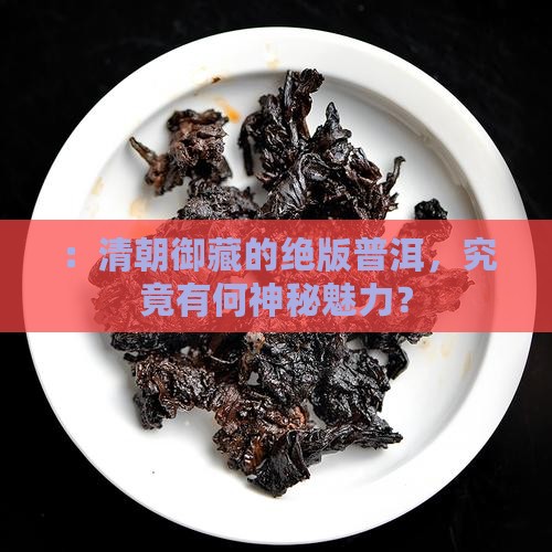 ：清朝御藏的绝版普洱，究竟有何神秘魅力？
