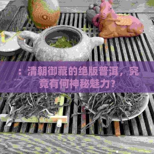 ：清朝御藏的绝版普洱，究竟有何神秘魅力？