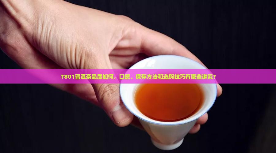 T801普洱茶品质如何，口感、保存方法和选购技巧有哪些讲究？