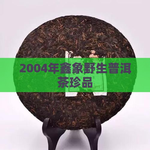 2004年鑫象野生普洱茶珍品