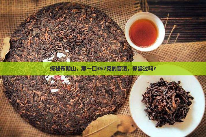 探秘布朗山，那一口357克的普洱，你尝过吗？