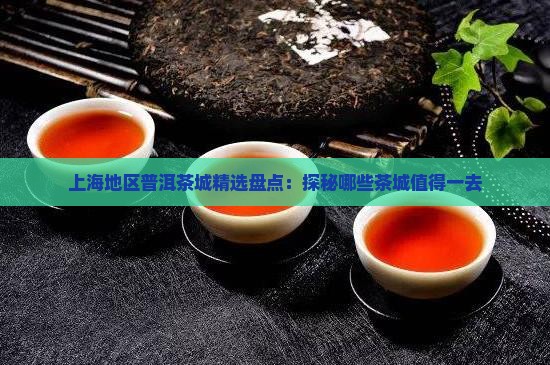 上海地区普洱茶城精选盘点：探秘哪些茶城值得一去