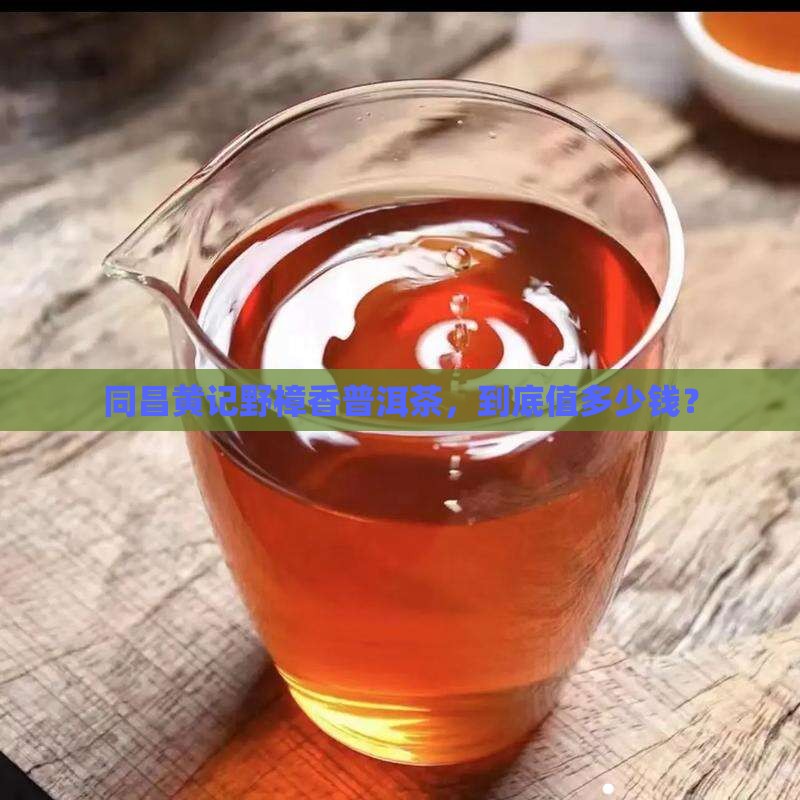 同昌黄记野樟香普洱茶，到底值多少钱？
