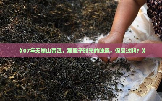 《07年无量山普洱，那股子时光的味道，你品过吗？》