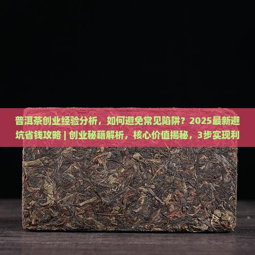 普洱茶创业经验分析