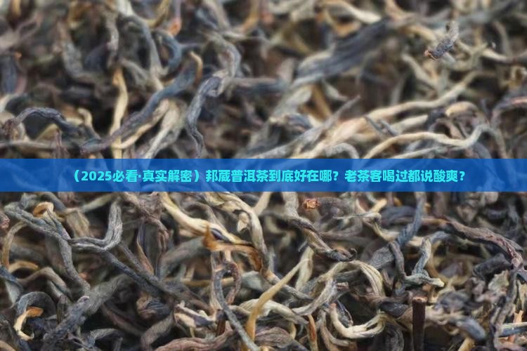 邦葳普洱茶的特点