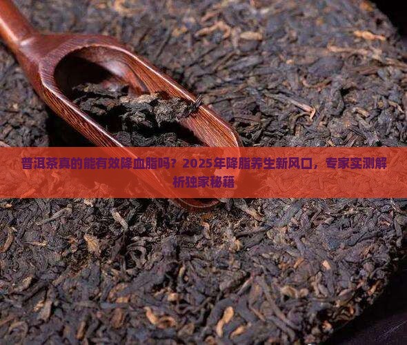普洱茶降血脂明显