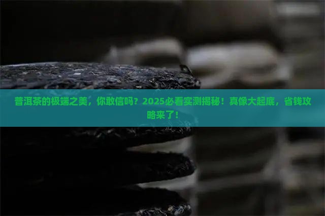 普洱茶的极端之美