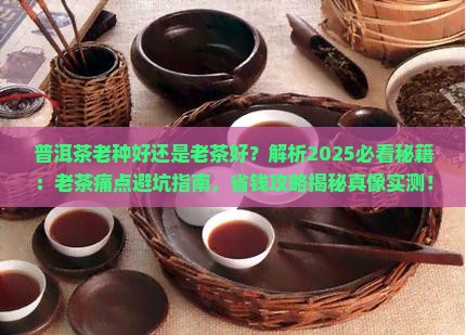普洱茶老种好还是老茶好