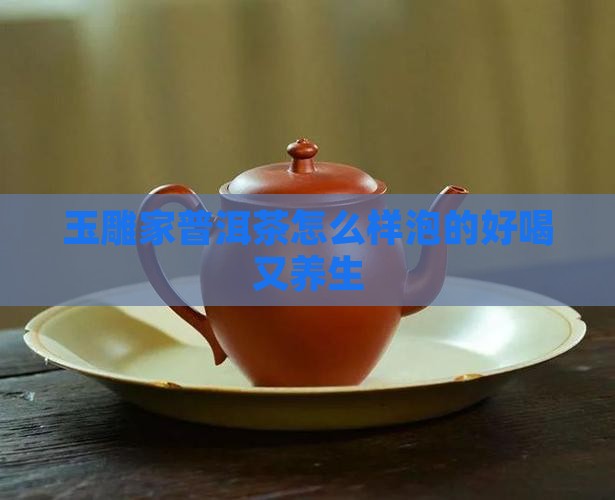 玉雕家普洱茶怎么样泡的