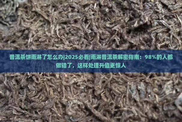 普洱茶饼雨淋了怎么办