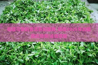 福建可靠的普洱茶加盟商