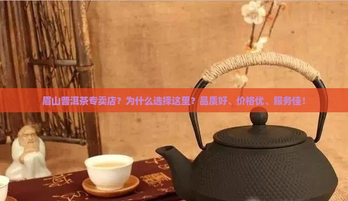 眉山普洱茶专卖店