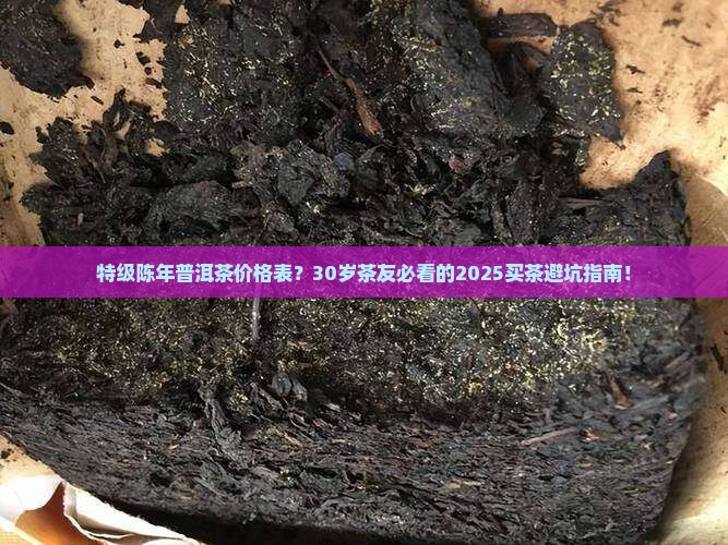 特级陈年普洱茶价格表