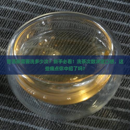 普洱茶需要洗多少次