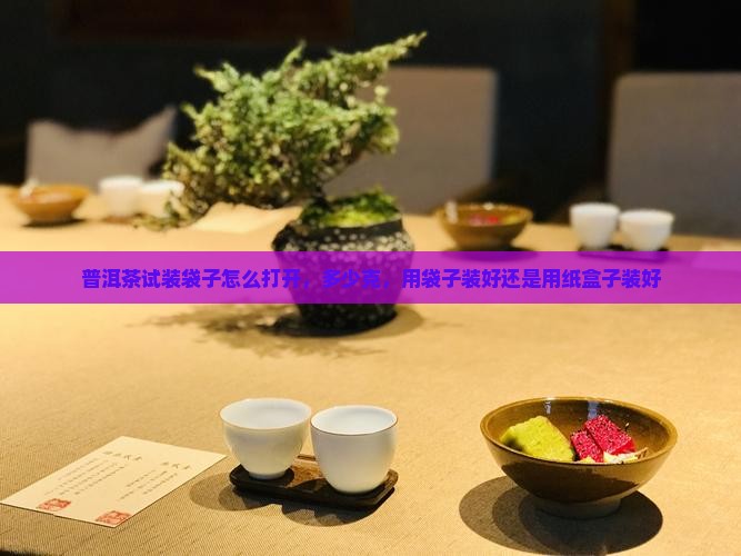 普洱茶试装袋子