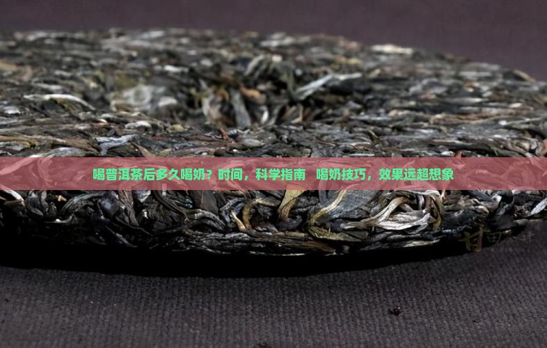喝普洱茶后多久喝奶