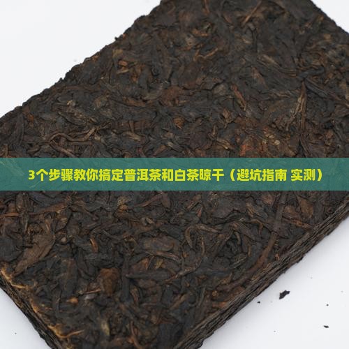 普洱茶和白茶晾干