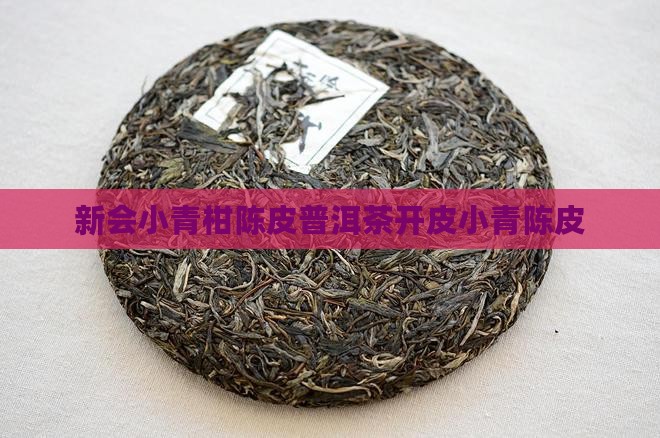 新会小青柑陈皮普洱茶开皮