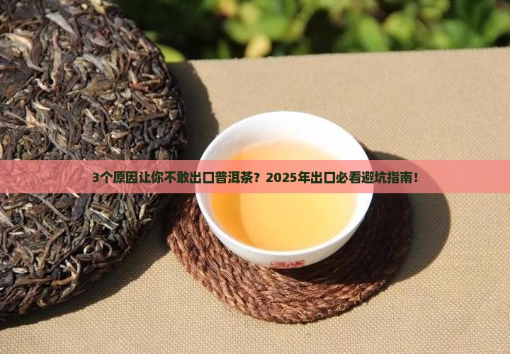 普洱茶出口竞争力如何