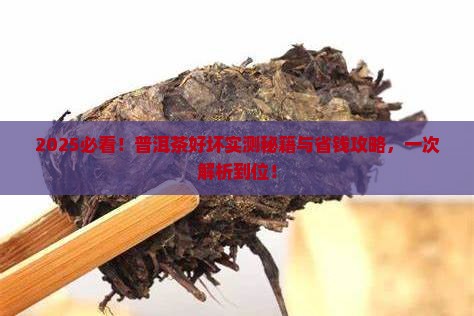 怎么快速识别普洱茶的好坏
