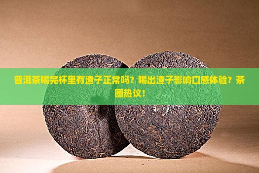 普洱茶喝完杯里有渣子正常吗 普洱茶喝完杯里有渣子正常吗