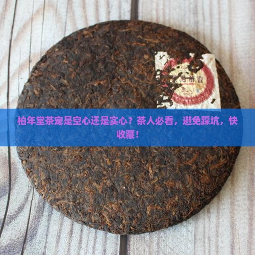 柏年堂茶宠是空心还是实心