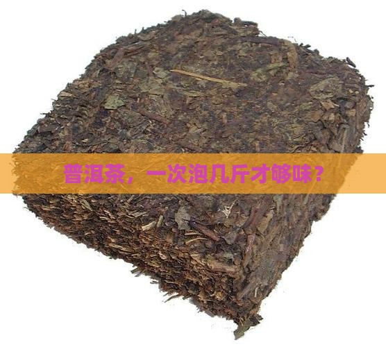 普洱茶一次放几斤
