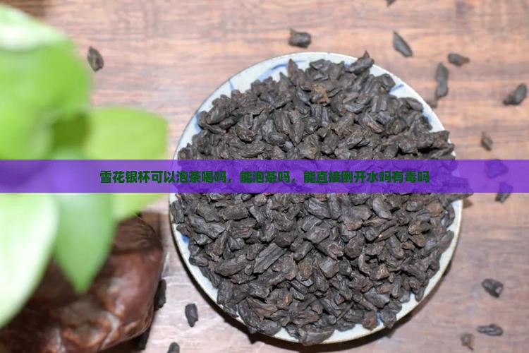 雪花银杯可以泡茶喝吗