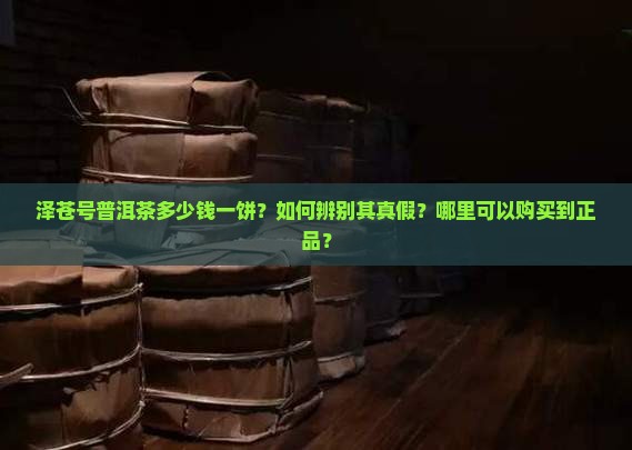 泽苍号普洱茶多少钱一饼 泽苍号普洱茶多少钱一饼
