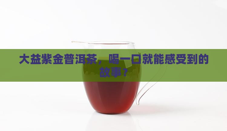 大益紫金普洱茶