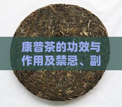 康普茶的功效与作用