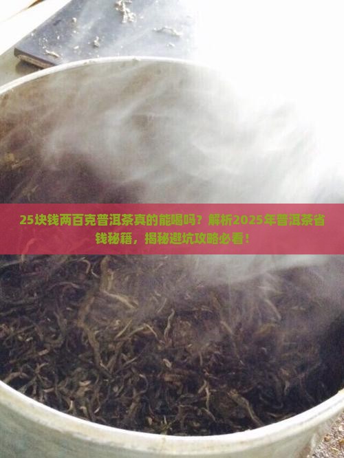 25块钱两百克普洱茶