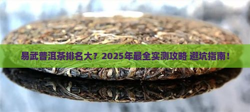 易武普洱茶品牌排名